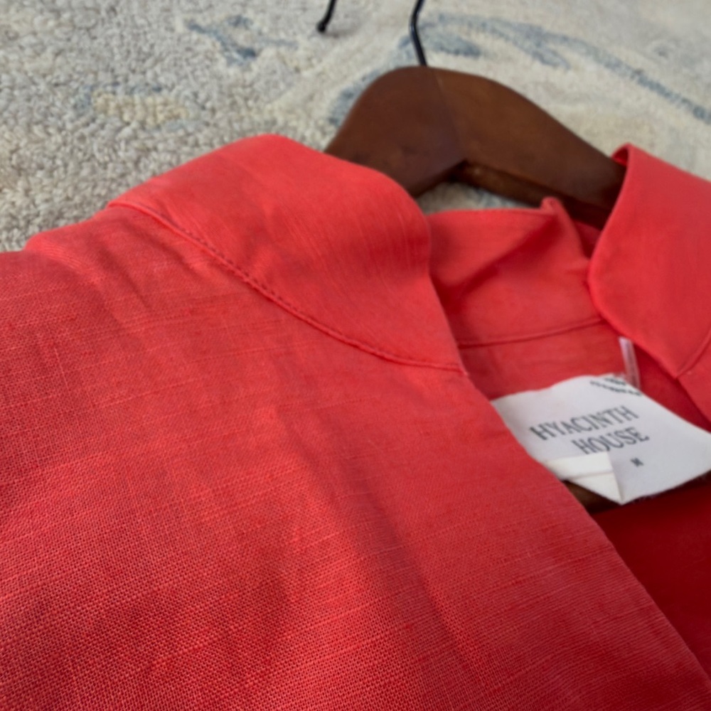 Tuckernuck coral caftan dress size M - Picture 4 of 5
